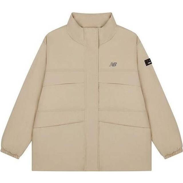 (WMNS) New Balance Classic Warm Coat 'Beige' AWJ33329-INC - L