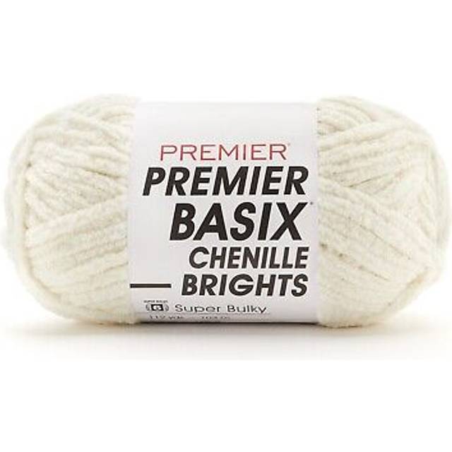 Premier Basix Chenille Brights Yarn-Winter White 2126-02