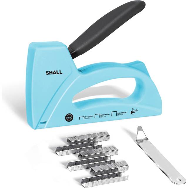 Light Duty Staple Gun for Wood - Upholstery Staple Gun with 1600pcs JT21 Staples 1/4, 5/16, 3/8 inch and Staple Remover - Fabric Stapler Gun for