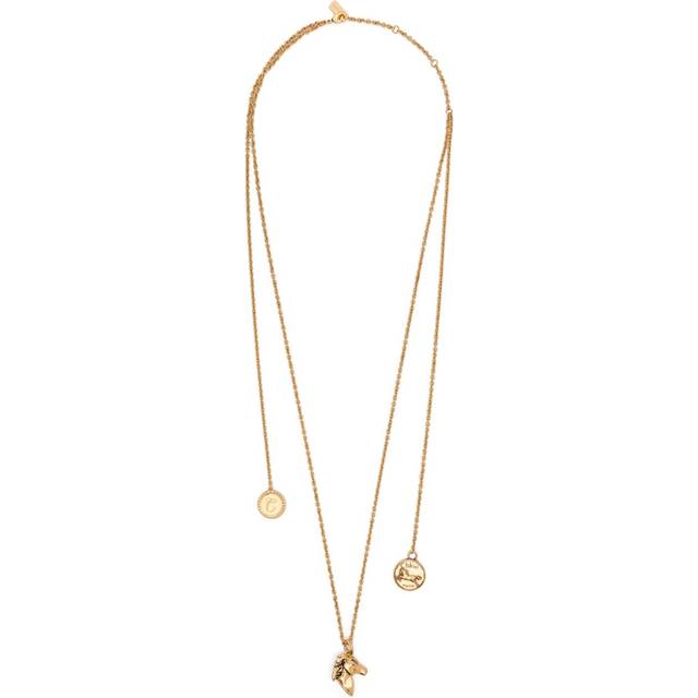 Chloé - Charms necklace - women - Gold Plated Brass - One Size