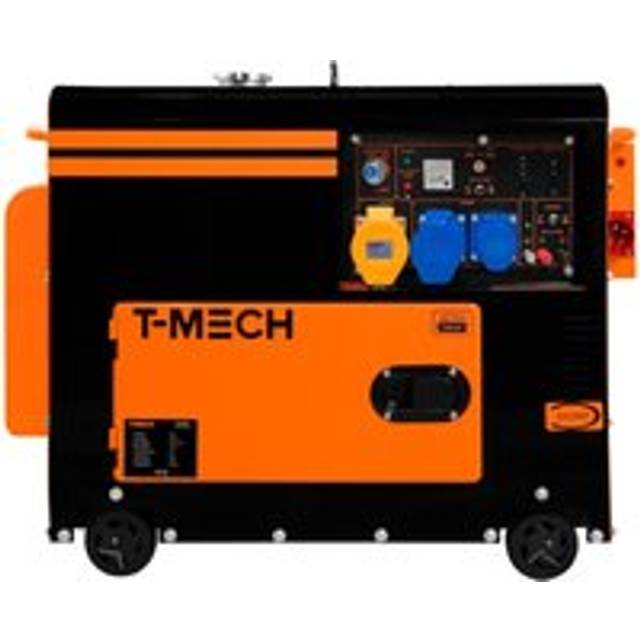 T-mech - Portable Silent Diesel Generator Single Phase 230V