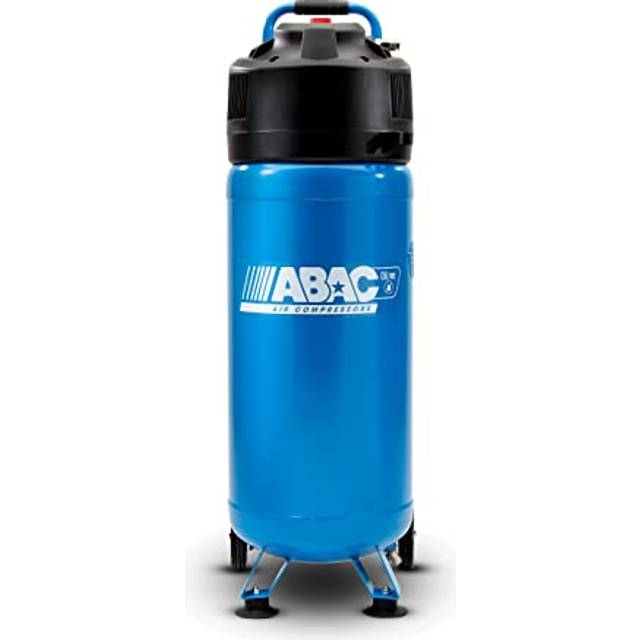 ABAC vertikal luftkompressor EASE-AIR 50 V, oljefri luftkompressor, maximalt tryck 10 bar, effekt 2 hk, 50 liters tank, ljudnivå 97 dB (A)