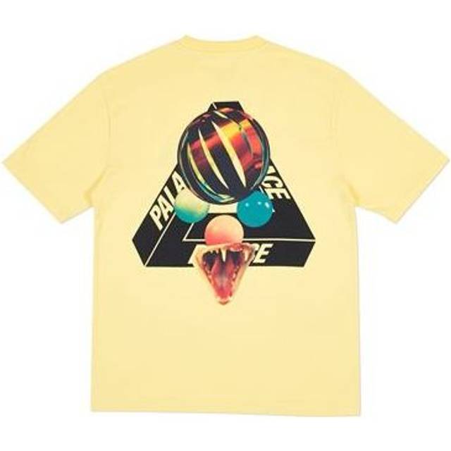PALACE Sans Ferg T-Shirt Sunshine Yellow Glasses Back Logo Short Sleeve Unisex - YELLOW - M