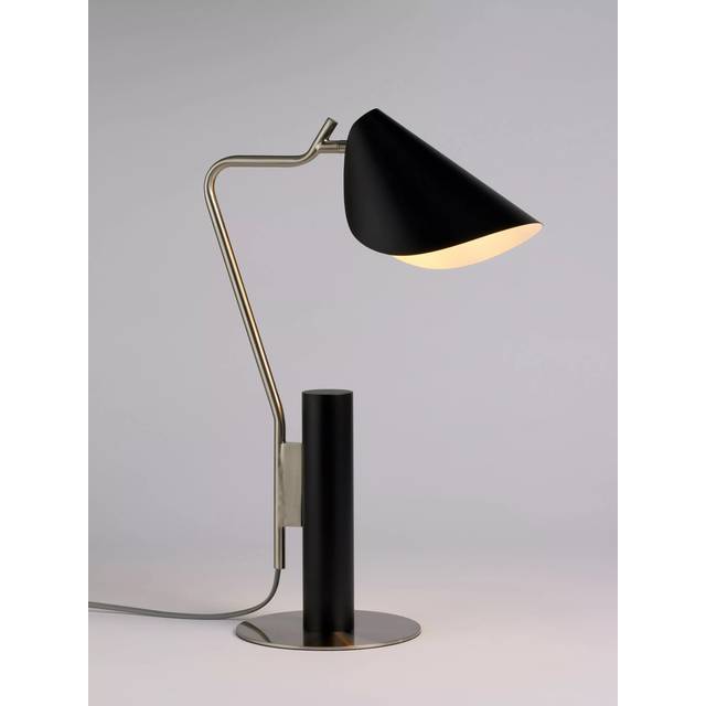 John Lewis Leaf Table Lamp, Black