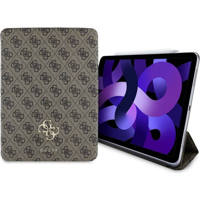 Guess iPad Air 11"""" (2024) Fodral Magnetic 4G Big Logo - Brun