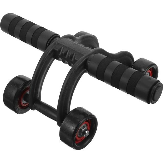 Roller Abdominal Fitness Wheel Exercise Four Wheel Abdominal Wheel Non-Slip Grip for Levels