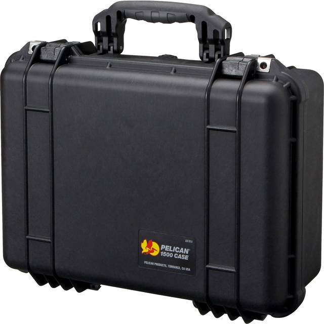 PELICAN Medium Waterproof Hard Case 1500HK Black 1500HKBK 18.7L black