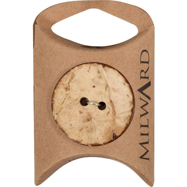 Milward 2 Hole Coconut Buttons, 30mm, Pack of 3