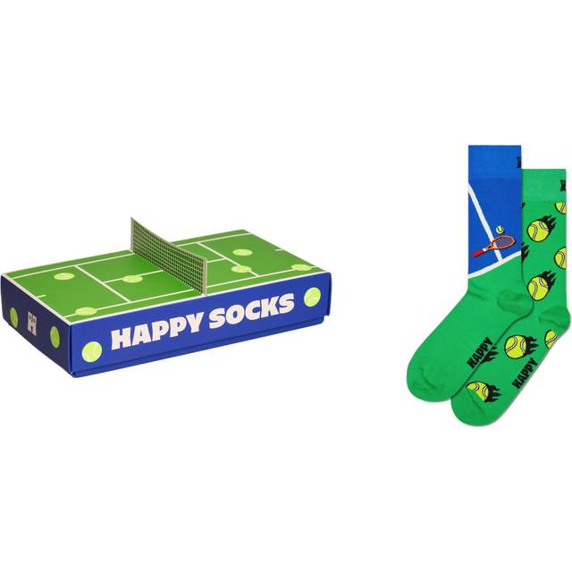 Women's 2-Pack Tennis Socks Gift Set, Green/blue - Size: 12/11.5/11/10.5/10/9.5/13/9/8/8.5/12.5