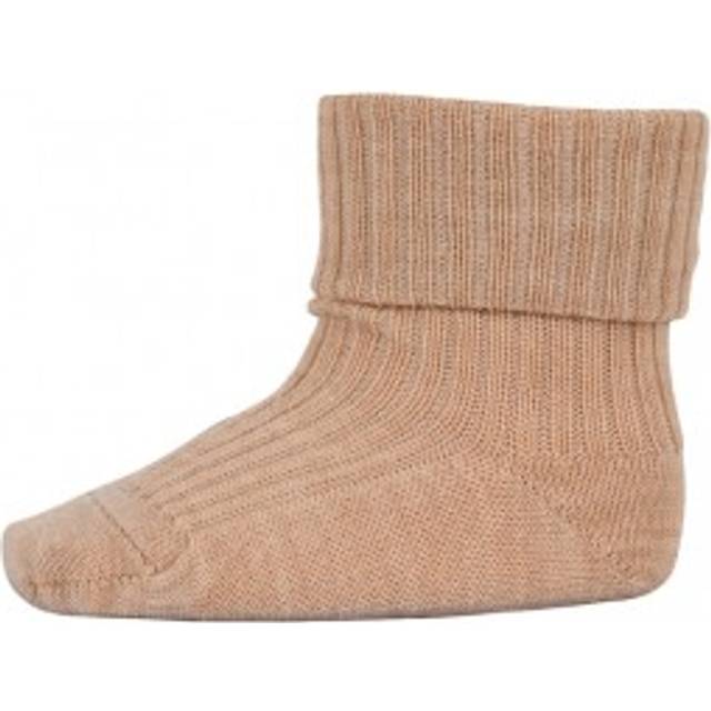 MP DENMARK Wool Rib Baby Socks |Brun |15/16