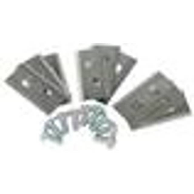 Vhbw - 9x Replacement Blade compatible with Fuxtec FX-RB224, FX-RB218 Cordless Lawnmower - Cutter Blades, Silversteel