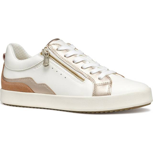 GEOX for woman. D466HJ 5422 Trainers Blomiee white (41), Flat, Zip, Casual