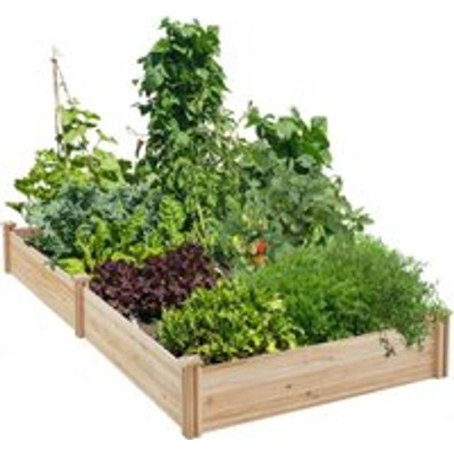 Yaheetech - Simple Wooden Raised Garden Bed for Vegetable Flower, Wood