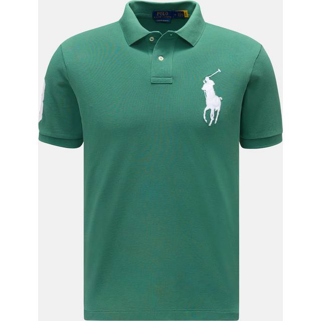 Polo Ralph Lauren for man. 710969625002 Mesh polo shirt Logo green (L), Casual, Cotton, Short sleeve