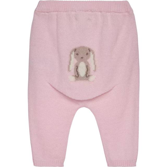Trotters Baby Bunny Wool Blend Leggings, Pale Pink