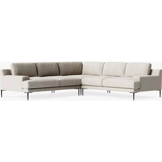 Swoon Almera 5 Seater Corner Sofa, Metal Leg