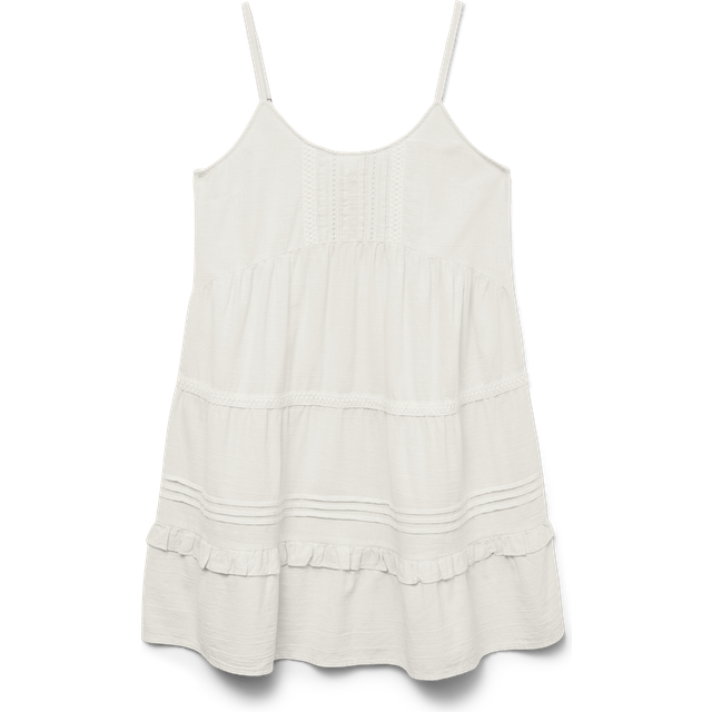 Vero Moda Vmpretty Short Singlet Dress WVN GA Dam Maxiklänningar Stl. XS - Från Magasin - Snow White (XS)