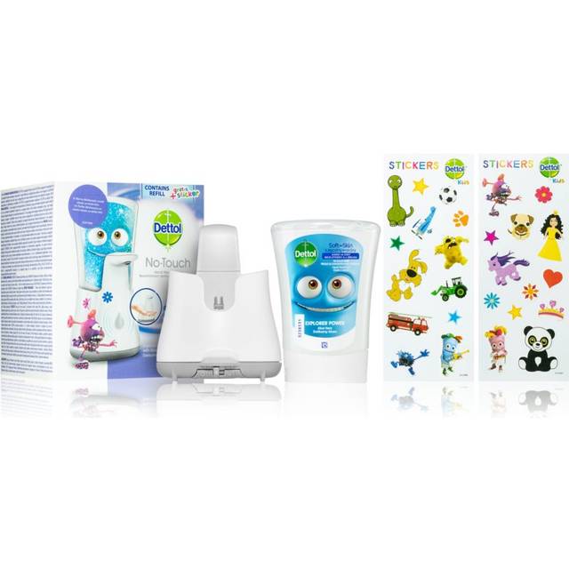Dettol No Touch Kids Soap Dispenser + 250ml Refill + Sticker + Battery Aloe Vera