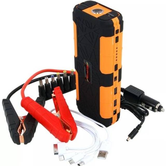 Auto jump starter 15000mah car charger booster power bank battery - 14volt