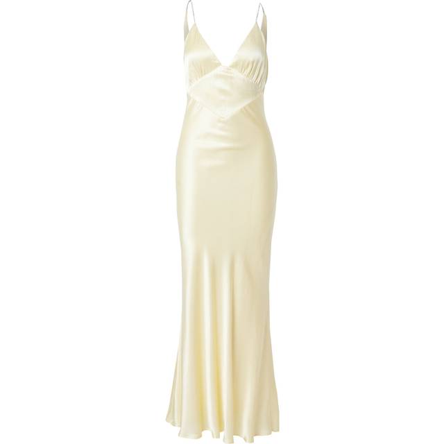 Bardot Capri Diamonte Slip Dress - Yellow