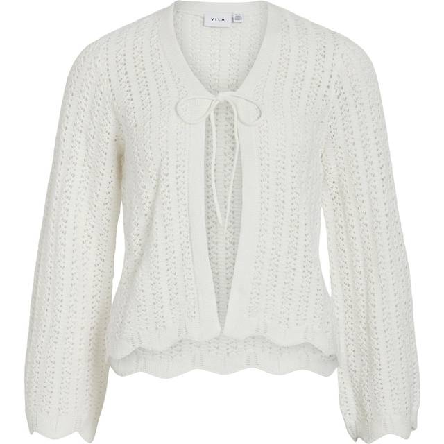 Vila - Cardigan viNoi L/S String Knit Cardigan - Vit