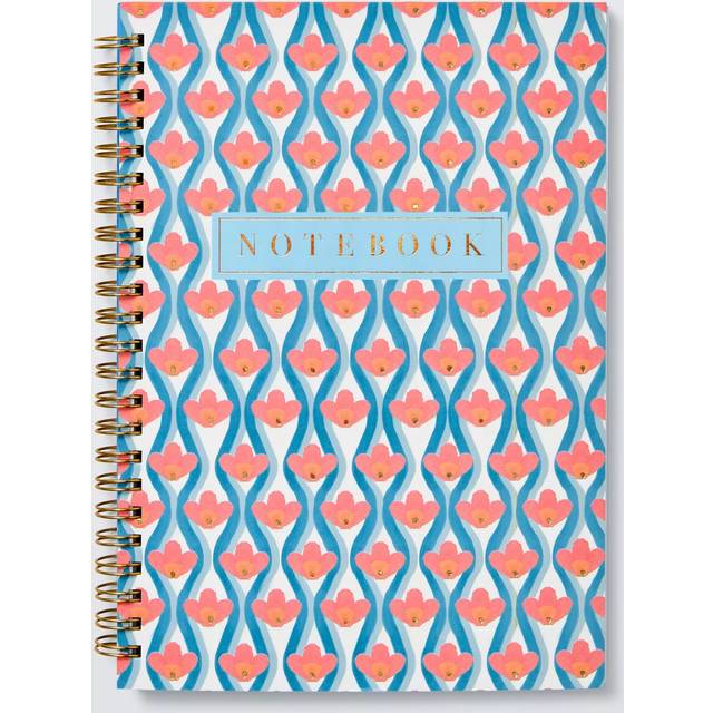 John Lewis Wavy Floral Notebook, Multi