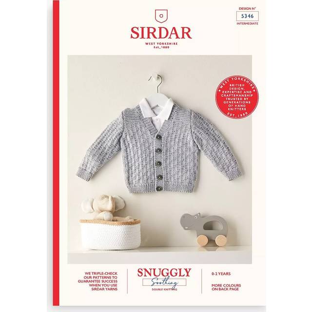 Sirdar No 1 Cardigan Pattern 4846 Birth to 3 Years