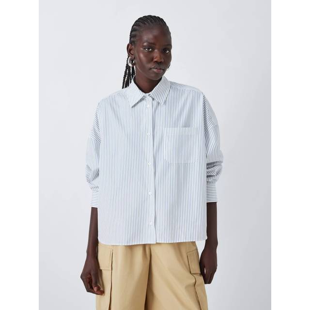 Max Mara, Shirts, female, Blue, 2XS, Renania Shirt