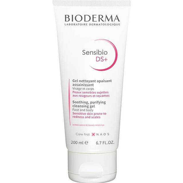 Bioderma Sensibio DS+ Soothing Purifying Cleansing Gel 200ml | Face & Body Wash for Sensitive, Dry Skin, Controls Redness & Irritation