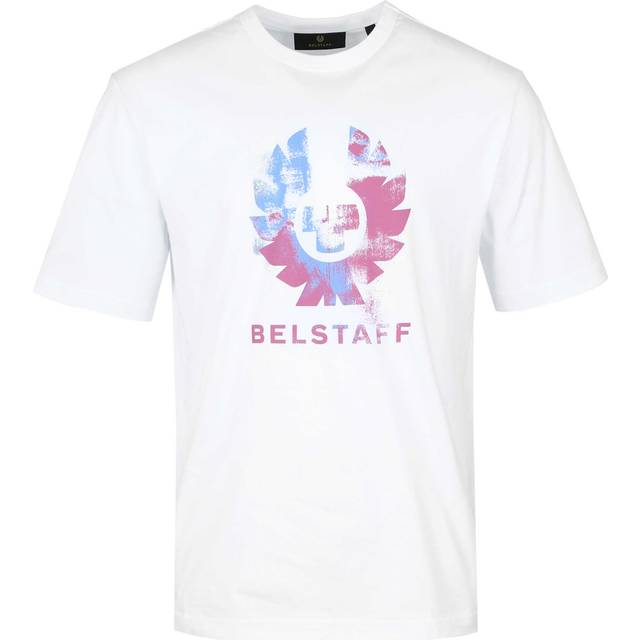 Belstaff Blur Phoenix Graphic T Shirt White