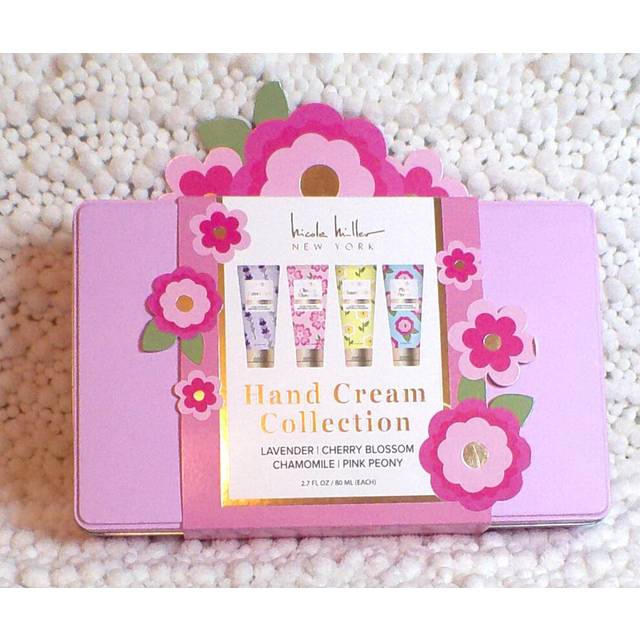 Nicole Miller Luxury Hand Cream Collection 4 Piece Gift Set in Cantine Box