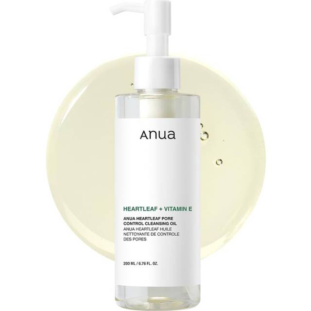 Heartleaf Pore Control Cleansing Oil, Oil Cleanser for Face, Makeup Blackhead Remover, Korean Skin Care, Original, 200ml/6.76 fl oz
