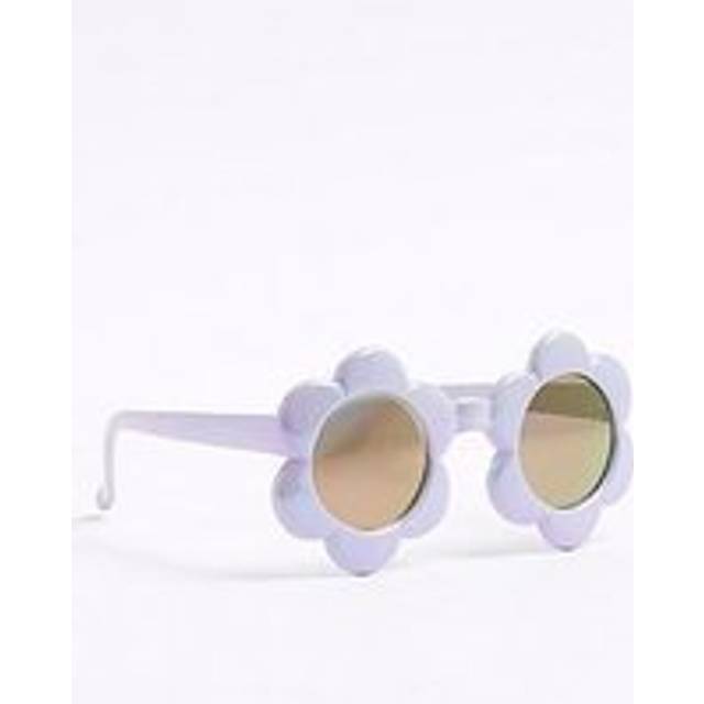 River Island Mini Girls Purple Bubble Flower Sunglasses - One Size
