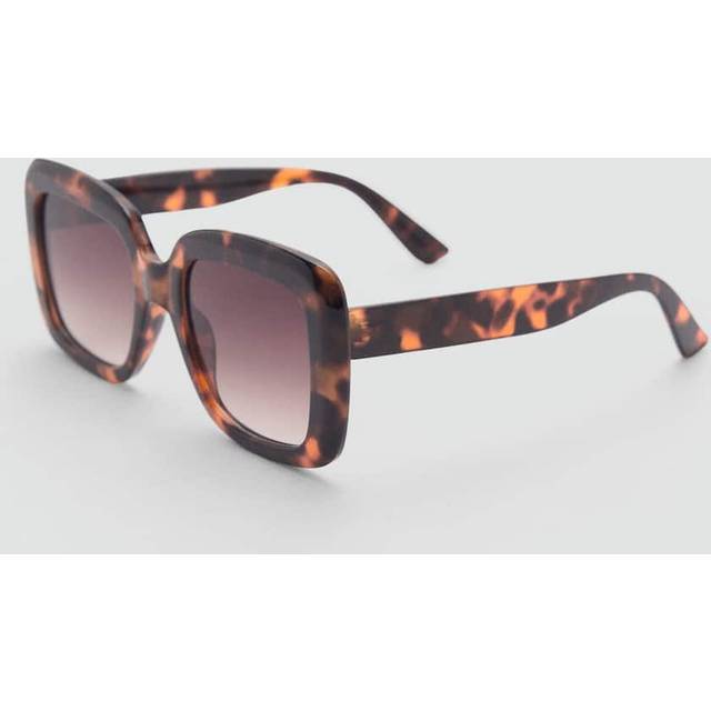 MANGO Sunglasses. - Annie Dam Solglasögon Stl. U Från Magasin - Dark Brown (U)