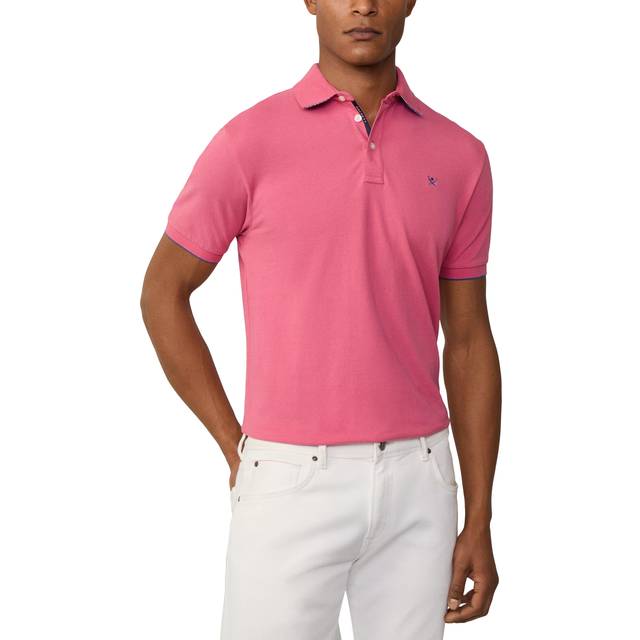 Hackett London Classic Fit Swim Trim Short Sleeve Polo Shirt