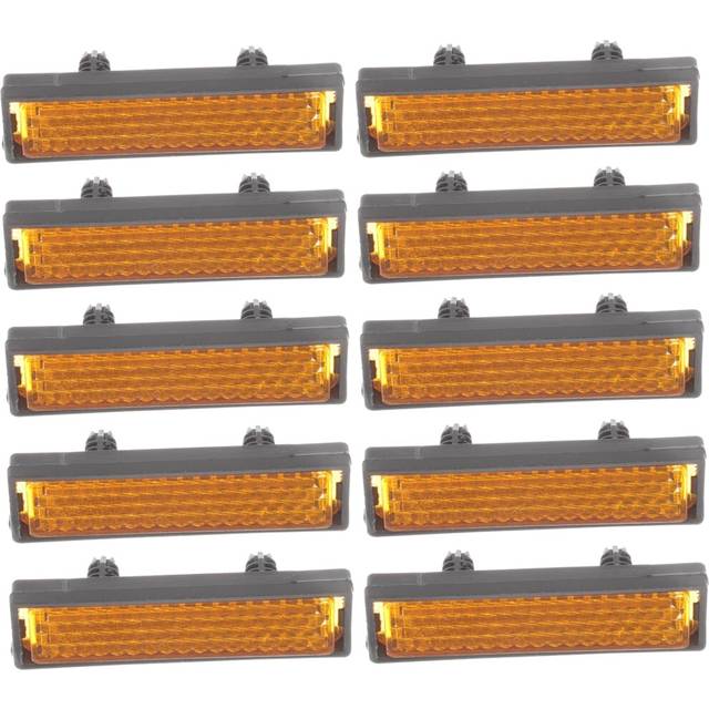 Reflectors Bike Cycling Reflectors Portable Bike Reflectors 20pcs Pedal Reflective Signs for Bicycle Safety Easy to Install Use
