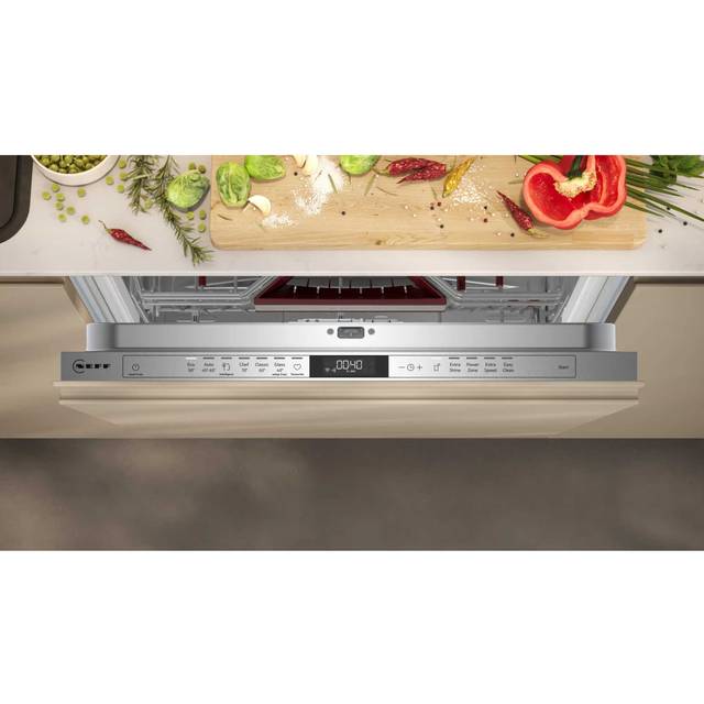 Neff S197YCX05G N 70, Fully-Integrated Dishwasher, 60 Cm, Variable Hinge