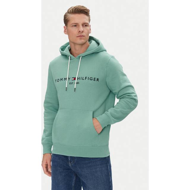 Hoodie en coton - Vert - XS