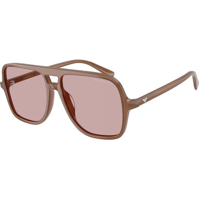 Emporio Armani Man EA4252U  627173 Sunglasses Acetate Brown Pink Pilot Normal