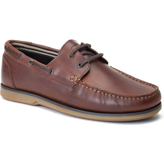 Base London Mens Stern Leather Boat Shoes UK Size 7 (EU 41)