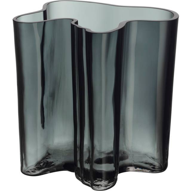 Iittala Alvar Aalto vas 200 mm Mörkgrå - Grå