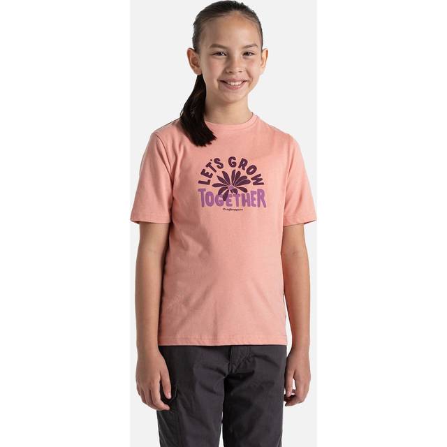 (13 Years, Sunset Haze) Craghoppers Childrens/Kids Ellis Let's Grow Together Short-Sleeved T-Shirt