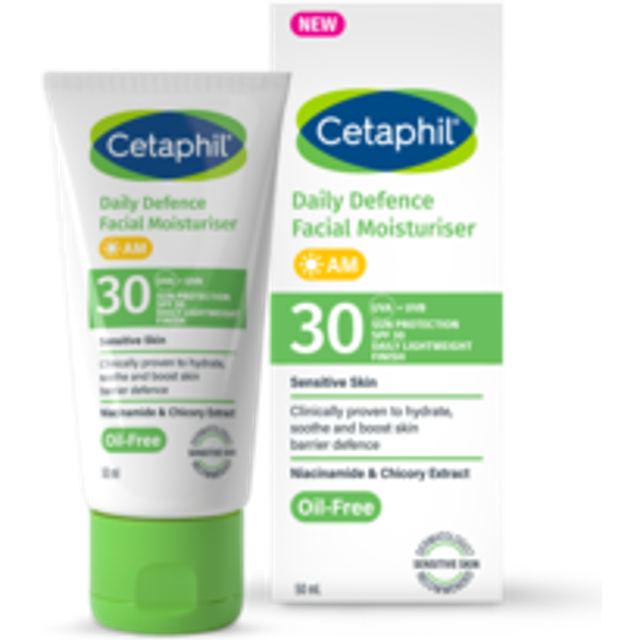 Cetaphil Daily Defence Facial Moisturiser SPF30 50g, Clear - One Size