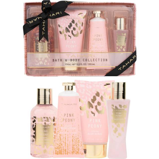 Tahari Vanilla Jasmine Spa Gift Set for Women - Luxurious Bath Kit with Body Lotion  Body Lotion  Body Wash & Bubble Bath - Perfect Selfcare Gifts for