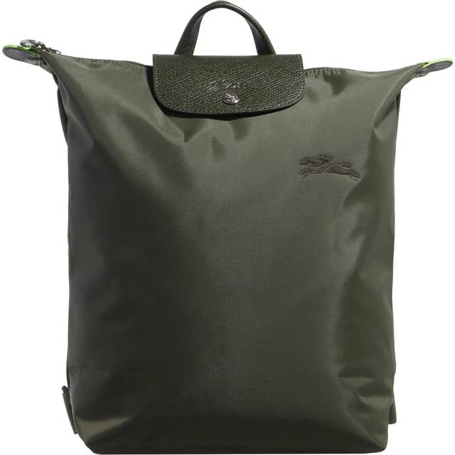 Longchamp Le Pliage Green Canvas Backpack