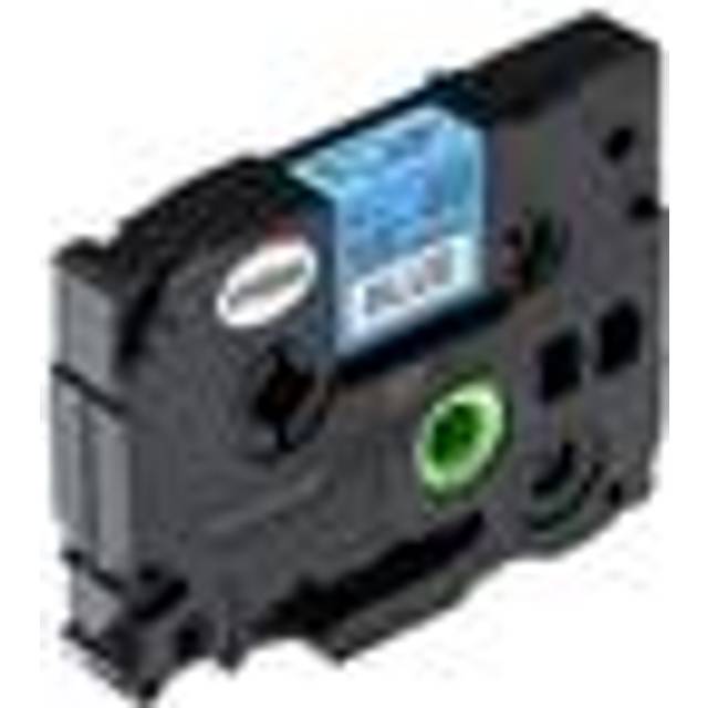 Vhbw - Label Tape compatible with Brother pt 1000, 1230PC, 1200P, 1200, 1090, 1080, 1010 Label Printer 9 mm, Black on Blue (Glitter)