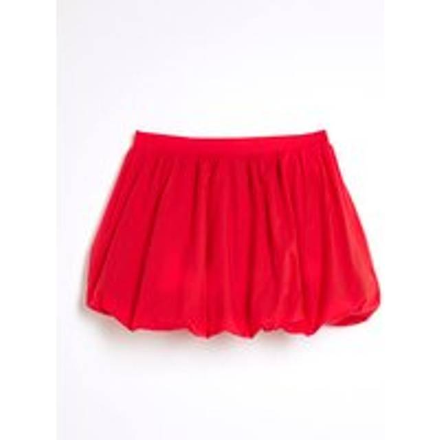 River Island Girls Red Bubble Hem Skirt - 5-6 Yrs