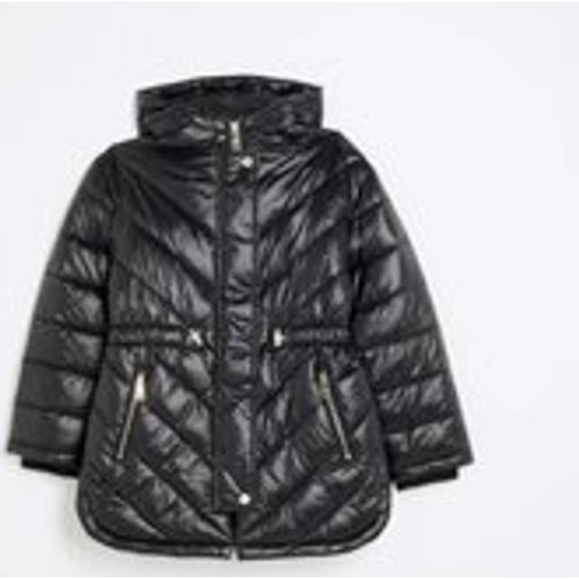 River Island Girls Black Padded Jacket - 9-10 Yrs