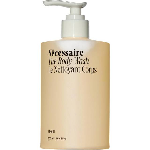 N?cessaire The Body Wash Hinoki. Natural Body Wash for Women & Men  Softening Shower Gel with Gentle Exfoliating Acids AHA/BHA/PHA. Gel Cleanse 16.9 f