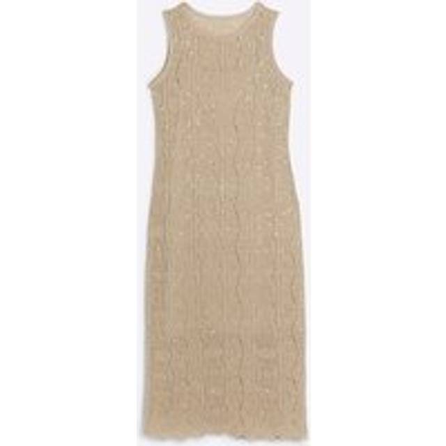 River Island Girls Brown Sequin Lace Maxi Dress - 11-12 Yrs